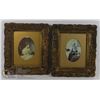 Image 1 : ANTIQUE FRAMED 2 PRINTS #30 AGE OF INNOCENCE REYNOLDS & #10 YOUNG WOMEN WITH WATER JUG VERMEER (LABE