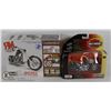 Image 1 : HARLEY DAVIDSON MAISTO OFFICIAL DIECAST MOTORCYCLE #31360 (UNREMOVED FROM BOX)W/2007 REVELL WICKED C