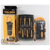 Image 1 : NEW TOOLS DIGITAL CLAMP MULTIMETER W/26 PC BITS SET & 6 PCS PRECISION SCREWDRIVER SET