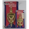 Image 1 : VINTAGE SEALED 2 INTERSEL SOLID BRASS DOOR KNOCKERS