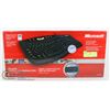 Image 1 : MICROSOFT COMFORT CURVE KEYBOARD 2000 PC AND MAC COMPATIBLE.  ENHANCED ENGLISH 104 KEY LAYOUT.  COMP