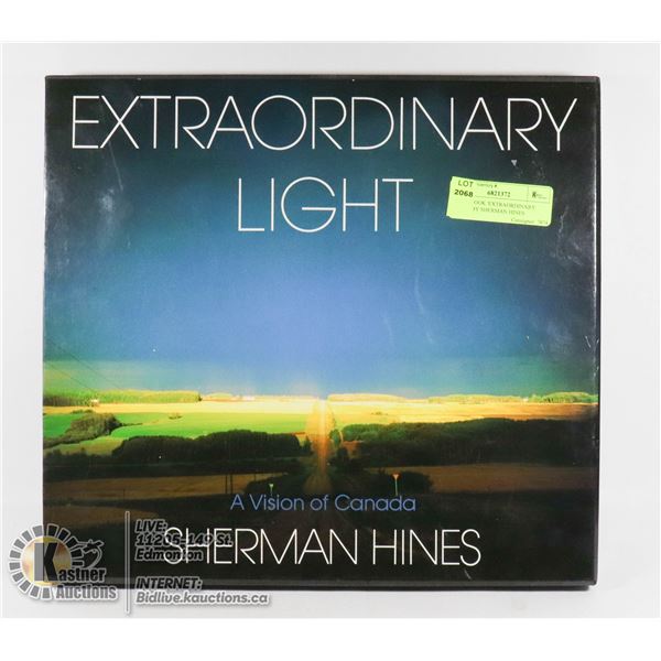 PHOTOBOOK 'EXTRAORDINARY LIGHT" BY SHERMAN HINES 1989 CANADIAN LANDSCAPE PHOTOGRAPHY