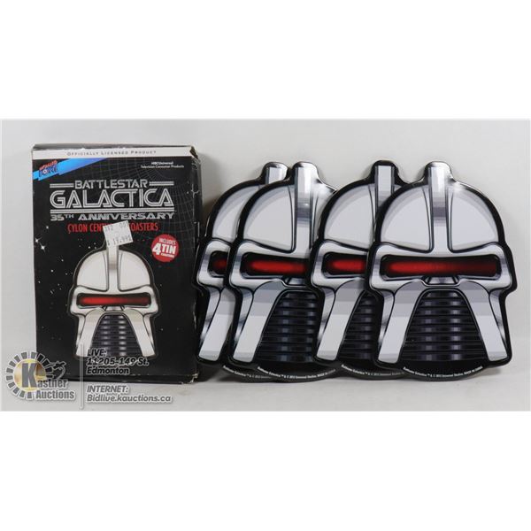 LOT OF 2 NEW BATTLESTAR GALACTICA COASTER SETS - 1 IS OPENED PACKAGE BUT NEVER USED
