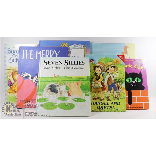 FLAT OF BOOKS,THE BUMP,IRISH LEGENDS FOR CHILDREN SOME POP UP BOOKS,THE MERRY CHASE ETC