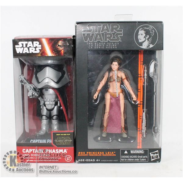 LOT OF STAR WARS COLLECTIBLES INCLUDES PRINCESS LEIA  FIGURE