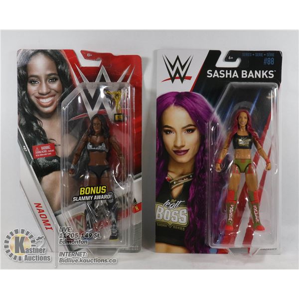 2 WWE COLLECTIBLE FIGURES