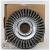Image 1 : WEILER 8" STANDARD TWIST WIRE WHEEL .023 WIRE, 2" A.H. (2 ROWS)