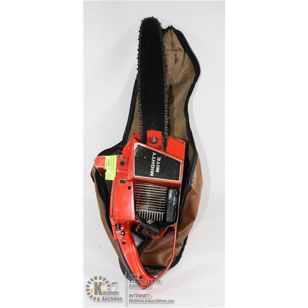 REMINGTON MIGHTY MITE CHAIN SAW WITH CASE
