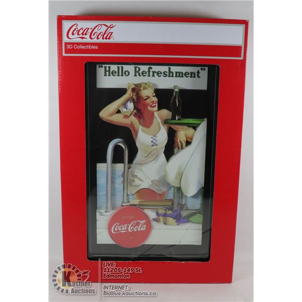 RETRO 3D COCA-COLA COLLECTIBLE