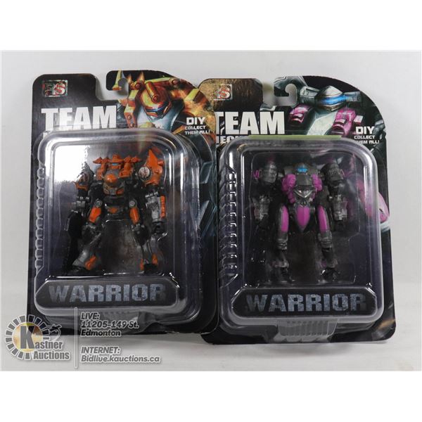 2 NEW TEAM MECHANICAL WARRIORS