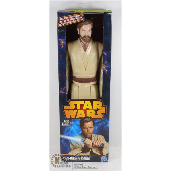 STAR WARS OBI-WAN KENOBI FIGURE INCLUDES LIGHTSABER