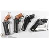 Image 1 : LOT OF 4 NEW MINI REVOLVER KNIVES