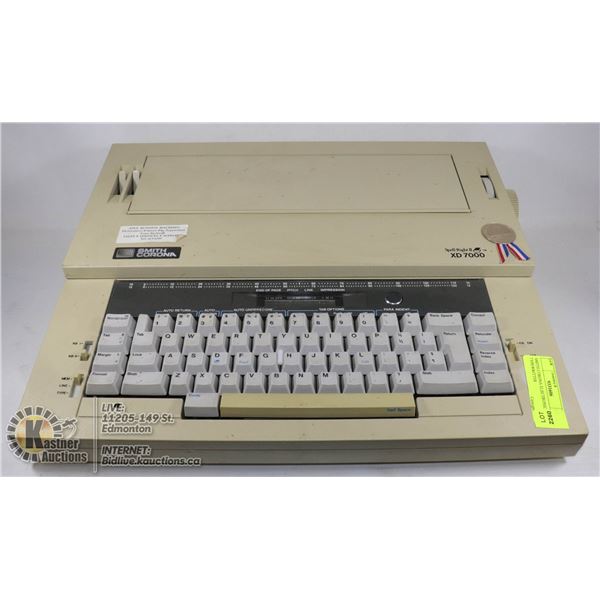 SMITH CORONA ELECTRONIC TYPEWRITTER