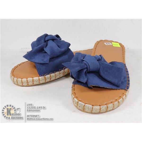 WOMANS SLIP ON SANDLES SIZE 39