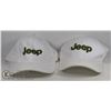 Image 1 : LOT OF 2 JEEP HATS