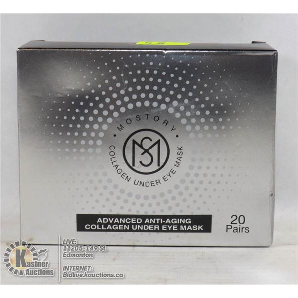 MOSTORY COLLAGEN UNDER EYE MASK 20 PAIRS