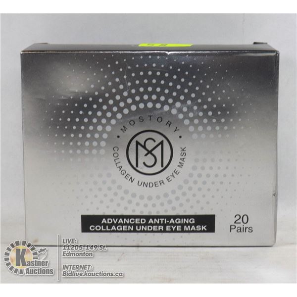 MOSTORY COLLAGEN UNDER EYE MASK 20 PAIRS