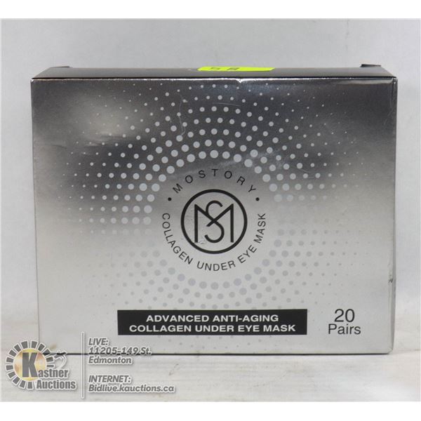MOSTORY COLLAGEN UNDER EYE MASK 20 PAIRS