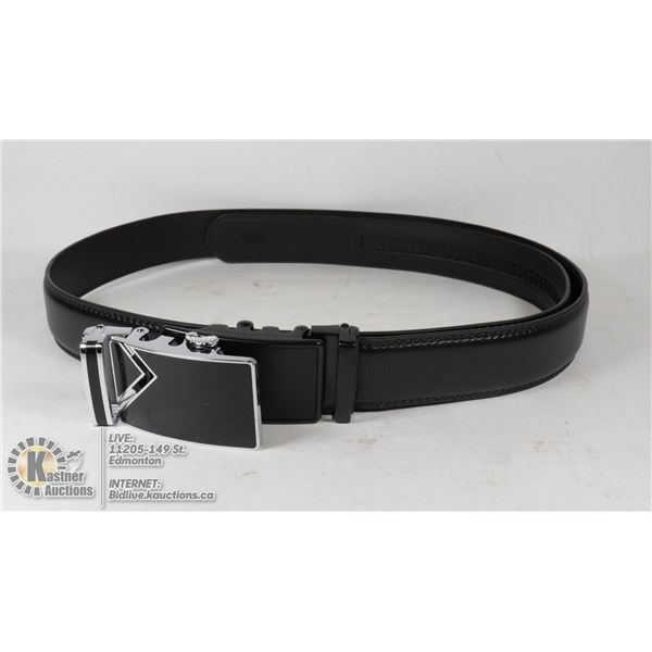 LEATHER BEALT WITH EXTRA BUCKLE