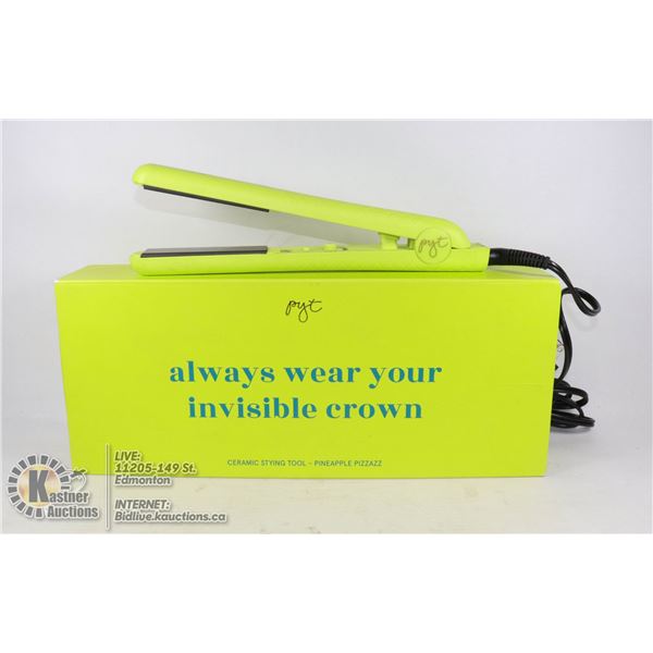 PRETTY YOUNG THING CERAMIC STYLING TOOL PINEAPPLE PIZZAZZ