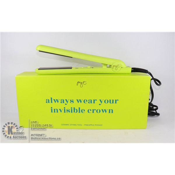 PRETTY YOUNG THING CERAMIC STYLING TOOL PINEAPPLE PIZZAZZ