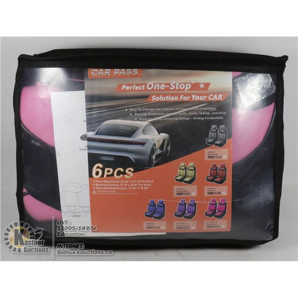 6 PCS CAR SEAT COVER SET