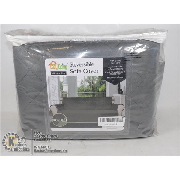 REVERSABLE 4 SEATER SOFA COVER