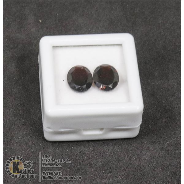 #199-DARK RED GARNET GEMSTONES 8 x 10mm 5.45ct JEWELRY/ UNTREATED/ OVAL