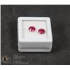 Image 1 : #243-RED RUBY GEMSTONES 6mm 2.10ct JEWELRY/ MAZOMBIQUE/ ROUND