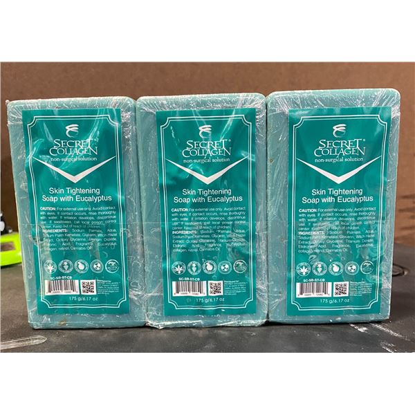 SECRET SKIN TIGHTENING CBD INFUSED SOAP WITH EUCALYPTUS-175 GRAMS EACH