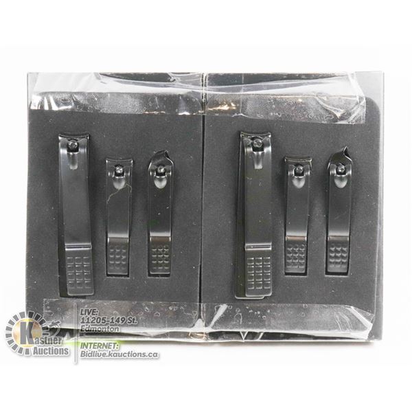 LOT OF TWO 3 PCS NAIL CLIPPER SET