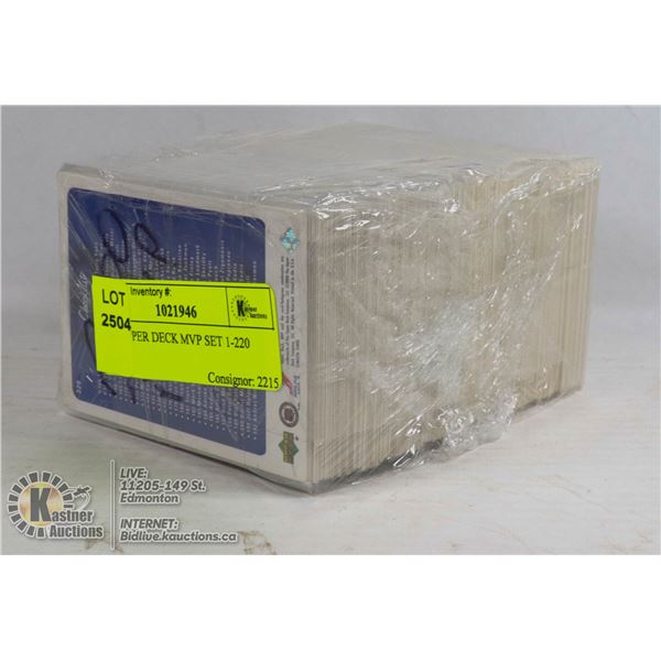 2000 UPPER DECK MVP SET 1-220