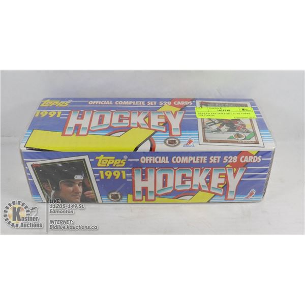 SEALED FACTORY SET 91-92 TOPPS 528 CARDS
