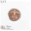 Image 1 : 1939 WWII NAZI GERMANY 1 REICHSPFENNIG COIN, UNC.