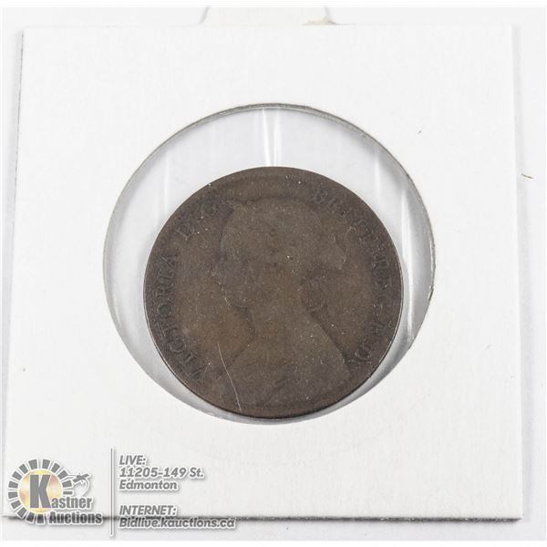 1861 NOVA SCOTIA LARGE 1 CENT COIN