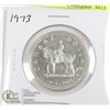 Image 1 : 1973 SILVER RCMP CANADA $1 DOLLAR COIN, SPECIMEN