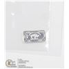 Image 1 : PURE .999 SILVER 1 GRAM BUFFALO BULLION BAR