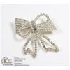 Image 1 : SILVER BOWTIE WITH AUSTRALIAN CRYSTALS