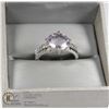 Image 1 : SILVER 925 AMETHYST RING 6 CARATS