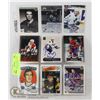 Image 1 : AUTOGRAPHED HOCKEY CARDS WENDEL CLARK; REJEAN HOULE; PAUL POPIEL; 6 OTHERS