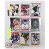 Image 1 : SHEET OF 9 STAR AND HOF ROOKIES 9 DIFFERENT ROOKIE CARDS INCLUDING JOE SAKIC, JAGR, LIDSTROM, JOSEPH