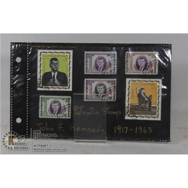 1917-1963 JOHN F. KENNEDY STAMPS