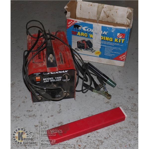 KODIAK POWER EQUIPMENT ARC WELDING KIT MODEL 1400