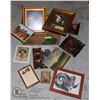 Image 1 : ESTATE COLLECTION OF VINTAGE PICTURES & PLAQUES INCL. QUEEN ELIZABETH, ALAN JACKSON, GEORGE CANYON, 