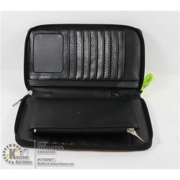 MATT & NATT WALLET/CLUTCH - NEW MONTREAL COMPANY, VERY SOFT VEGAN LEATHER.  WALLET LINING IS MADE W