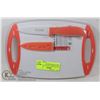 Image 1 : NEW GOURMET TOOLS & UTENSILS KNIFE WITH BOARD SET