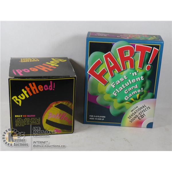 GAME LOT: INCLUDES FART GAME AND BUTTHEAD