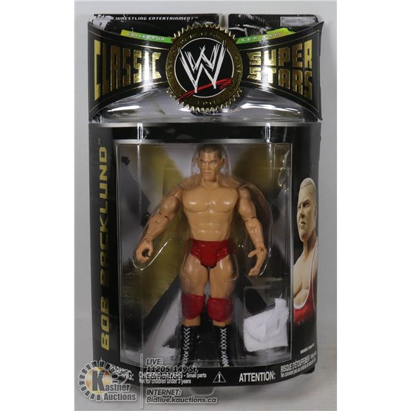 WWE CLASSIC SUPER STARS BOB BACKLUND COLLECTOR FIGURE