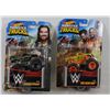 Image 1 : PAIR OF NEW OLD STOCK  WWE HOT WHEELS MONSTER TRUCKS
