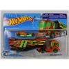 Image 1 : NEW OLD STOCK HOTWHEELS BIG RIG HEAT TRUCK & CAR COMBO SET